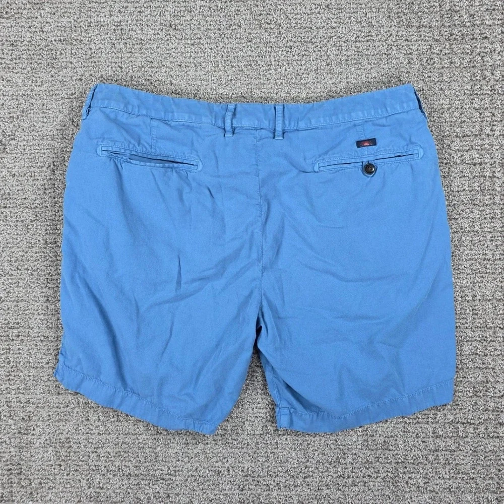 Faherty Island Life Mens Size 35 Blue Chino Shorts Casual 7